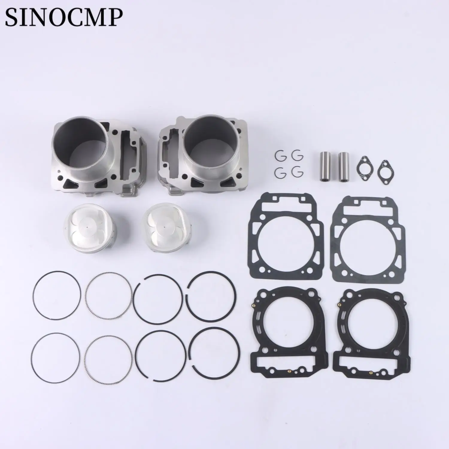 

91mm Front Rear Cylinder Piston Set Head Gasket Base Gasket for Bombardier BRP Can-Am Outlander Max 800 06-15 Replacement Parts