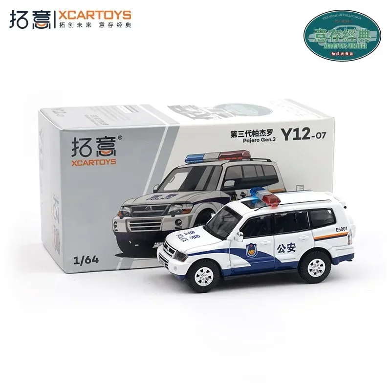 

Xcartoys 1:64 Pajero Gen.3 Police Die-Cast Car Models