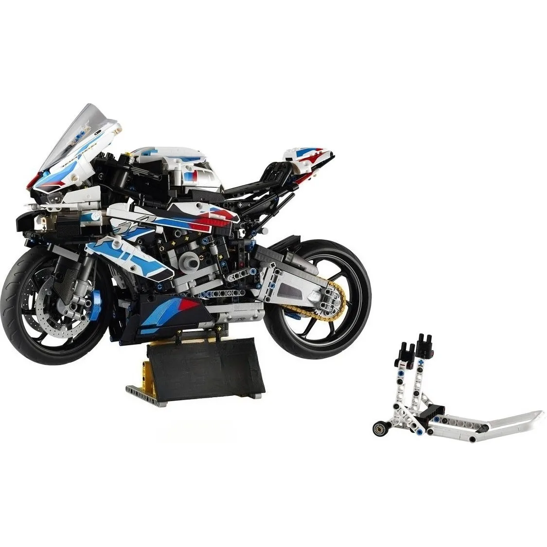 مجموعات مكعبات بناء الدراجات النارية متوافقة مع جزيئات ليغو مناسبة لهدايا عيد الميلاد 42130 #3