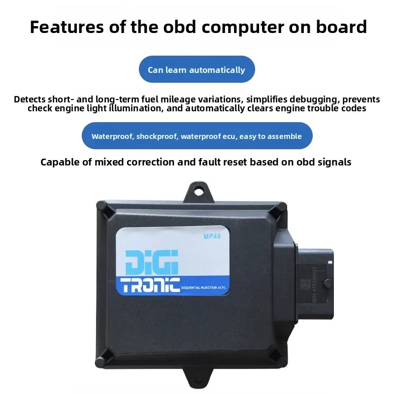 CNG Automotive Natural Gas DIGI MP48 Built-In OBD Computer Board Electric Control Oil-To-Gas Modification Accessories