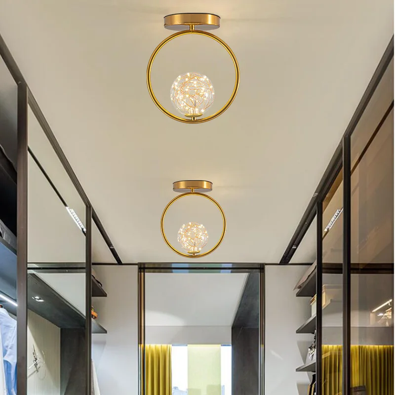 Modern LED Ceiling Lamp Chandelier Lustre Ceiling Light For Living Room Corridor Hallway Decor Dining Room Fixture Kitchen Light