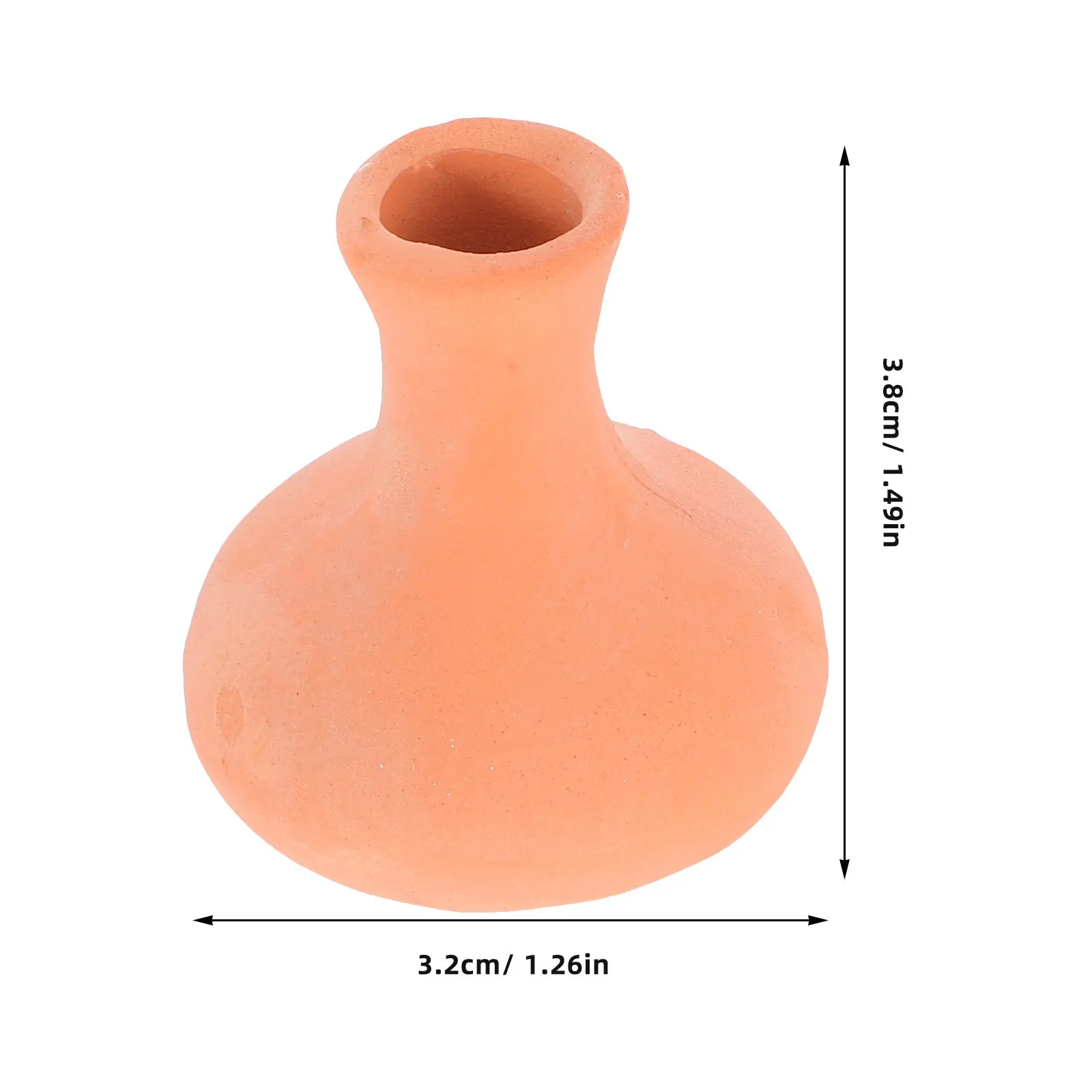 Mini Red Clay Pot Terracotta Succulent Planter Vintage Thumb Pot Small Indoor Planter for Desk Bookshelf Mini Garden Decoration