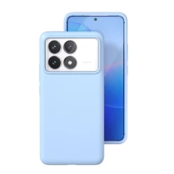 Case For poco x6 F6 pro Luxury Real Liquid Silicone Skin-friendly TPU Back Cover For Redmi k70 E Shockproof Bumper Funda