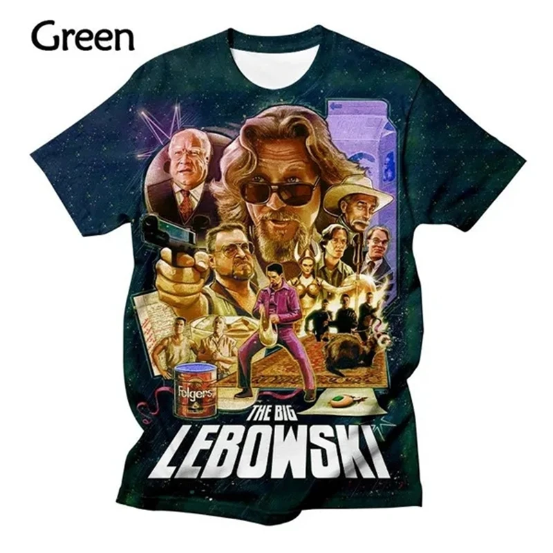 

The Big Lebowski 3d Printed T-shirt Street Fashion Funny Trend Men's Cool Hip-hop Harajuku Cheap T Shirt Tops Washed Graphic Tee