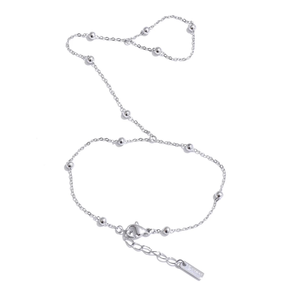 Yhpup Hot Stijl Zirconia Ronde Achterkant van de Hand Ketting Vinger Armband Roestvrij Staal Chique Mode-sieraden Groothandel 2025 Nieuw