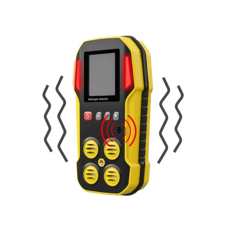 Advanced Portable Gas Leak Detector 4-in-1 Multi Gas Analyzer Handheld Portable Multi Gas Detector