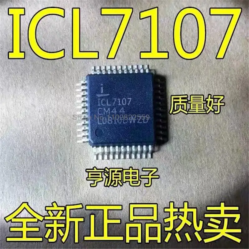 1-10PCS ICL7107 ICL7107CM44 QFP44