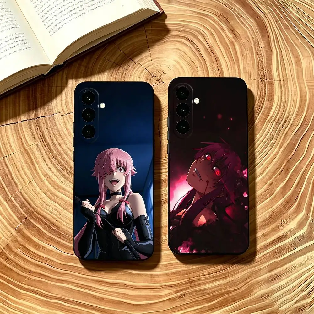 Anime Y-Yuno G-Gasai Phone Case Soft black For Samsung Galaxy A73,A72,A71,A70,A53,A52,A51