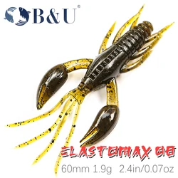 B&U Floating Dolive craw Fishing Soft Lure Baits Trout Bass Lure Craws Silicone Swimbait Wobblers For Pike Artifical Rubber Bait