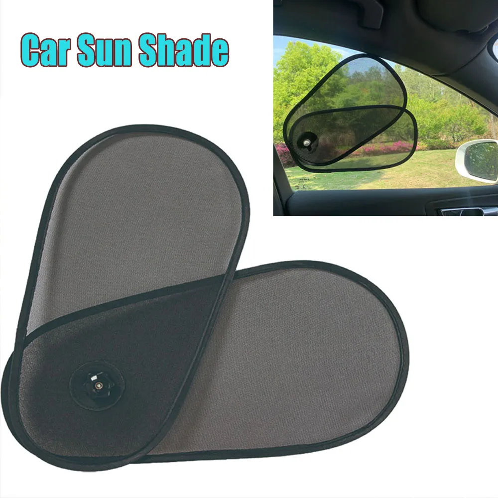 Adjustable Sun Visor Car Sun Shade Side Window Sun Protection Mesh Screen Side Shield Clear View Vision for Heat Insulation