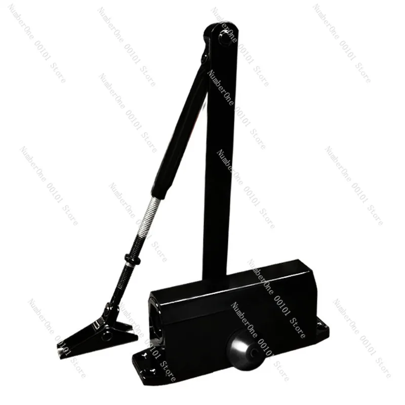 Fireproof Door Closer Buffer, Household Automatic Door Closing, Black Positioning, Self-spring Door Opener