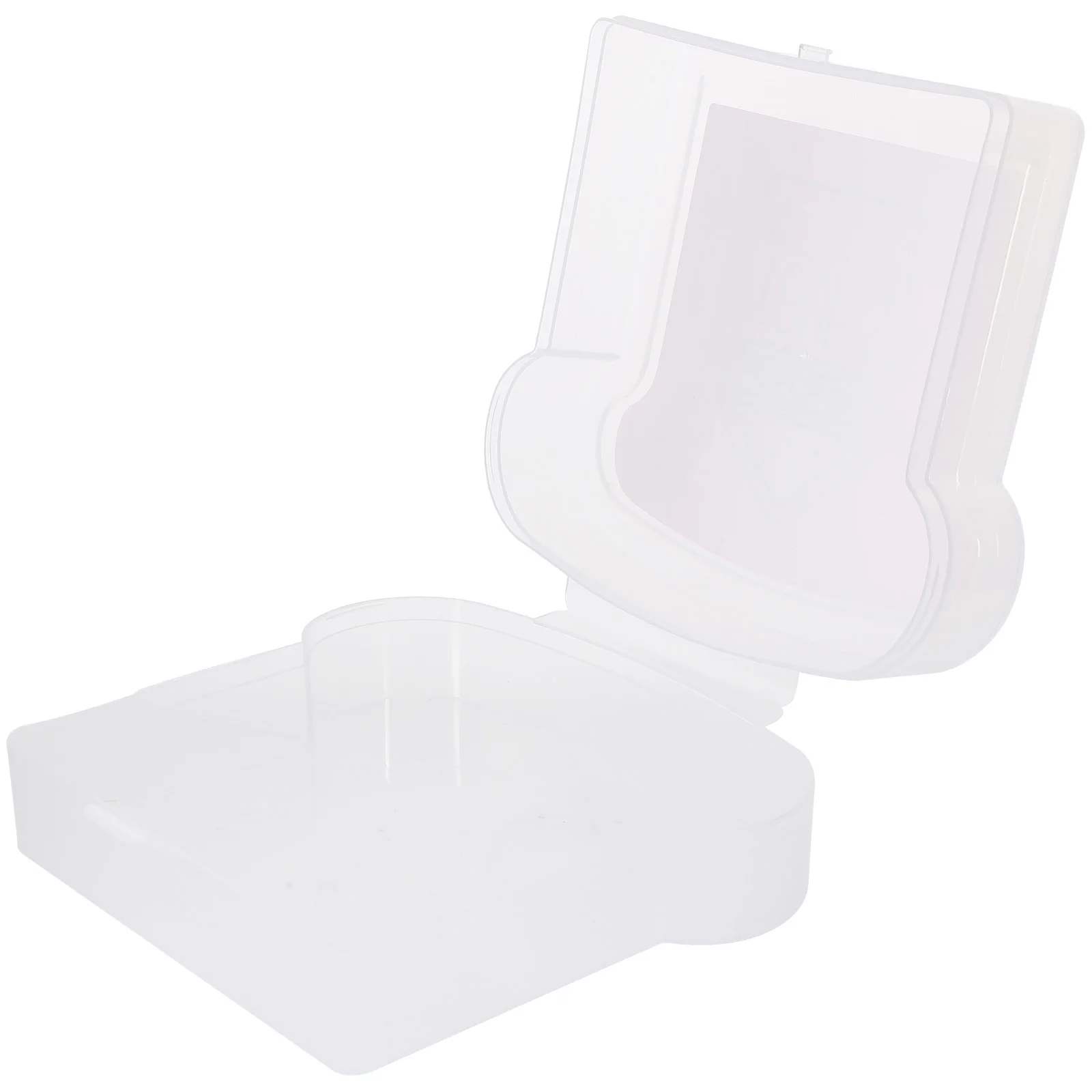 

1pc Bread Box Sandwich Storage Container Pp Lightweight Toast Holder For Picnic Outdoor Reusable Sealing Food Containers Small