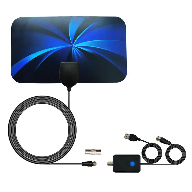 High-Definition Digital TV Antenna Indoor Digital TV Antenna Mini HDTV Antenna DVB-T2 ATSC Antenna Signal Receiver-A68X