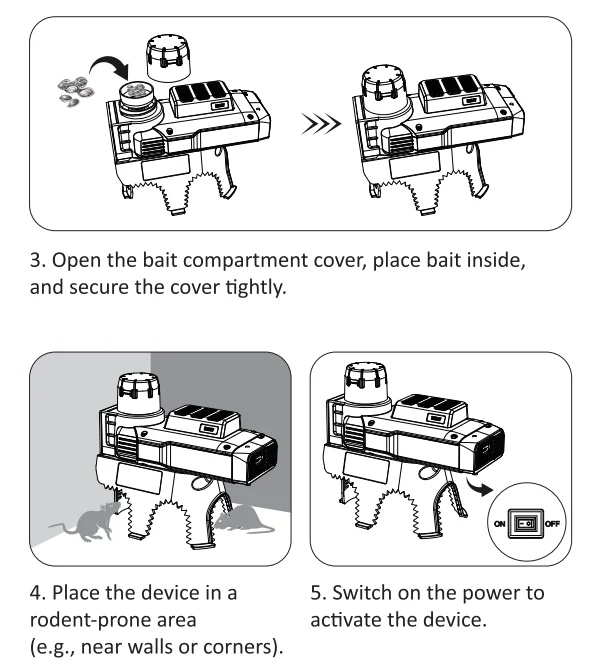 2026 X-PEST مصيدة فئران خلد داخلية وخارجية تعمل بالبطارية سريعة الفعالة قاتل الجرذ قتل مزدوج التحكم الإلكتروني في القوارض