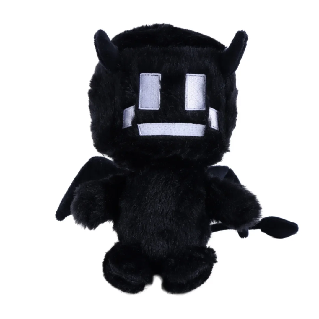Niedliches Twixxel Fledermaus-Plüschtier, Spielzubehör, Weiches Stofftier, Schwarze Fledermaus, Geburtstags- und Feiertagsgeschenk für Kinder und Fans, Halloween-Deko – Detail 4