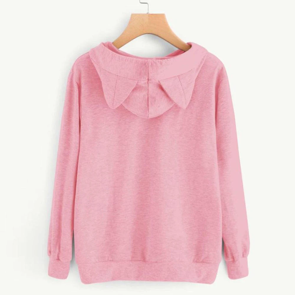 

Casual women's hooded sweatshirt with letter print drawstring loose fit fleece top suitable for dates and shopping