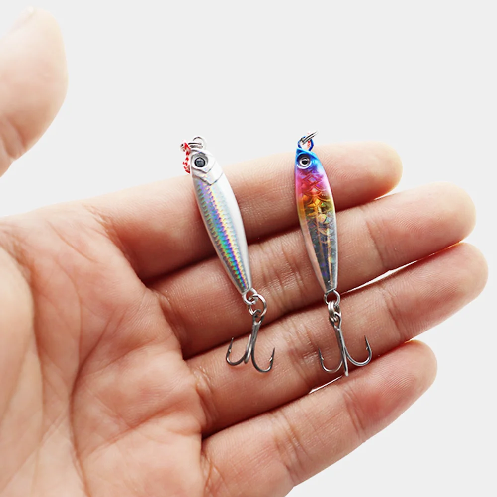 Jig Lure Jigging Fishing Lures 3g 5g Casting Swimbait For Small Fish Slowly Sinking Metal  Artificial Bait Pesca Fishing Tackle - view 6