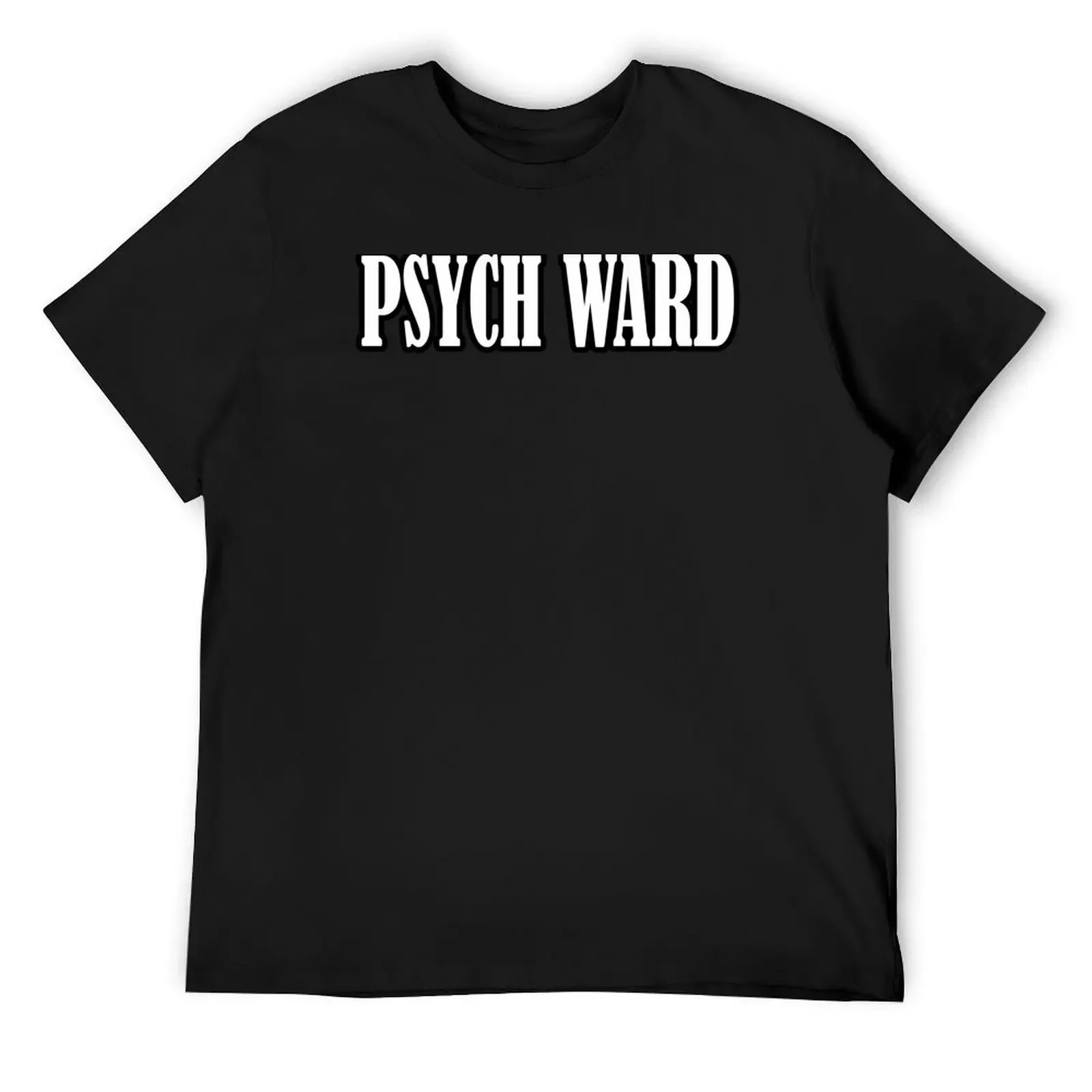 psych ward T-Shirt tops street wear heavyweights shirts graphic Short sleeve tee men