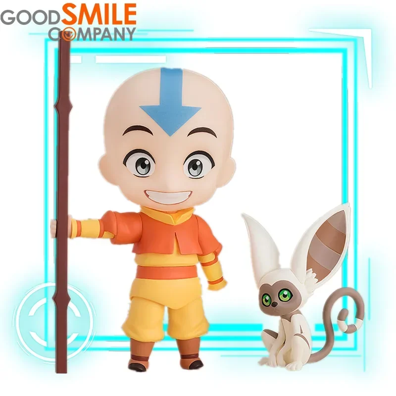 Good Smile 1867 Original Nendoroid GSC AvatarThe Last Airbender Kawaii Avatar Aang Action Figure Doll Model Toy Christmas Gifts