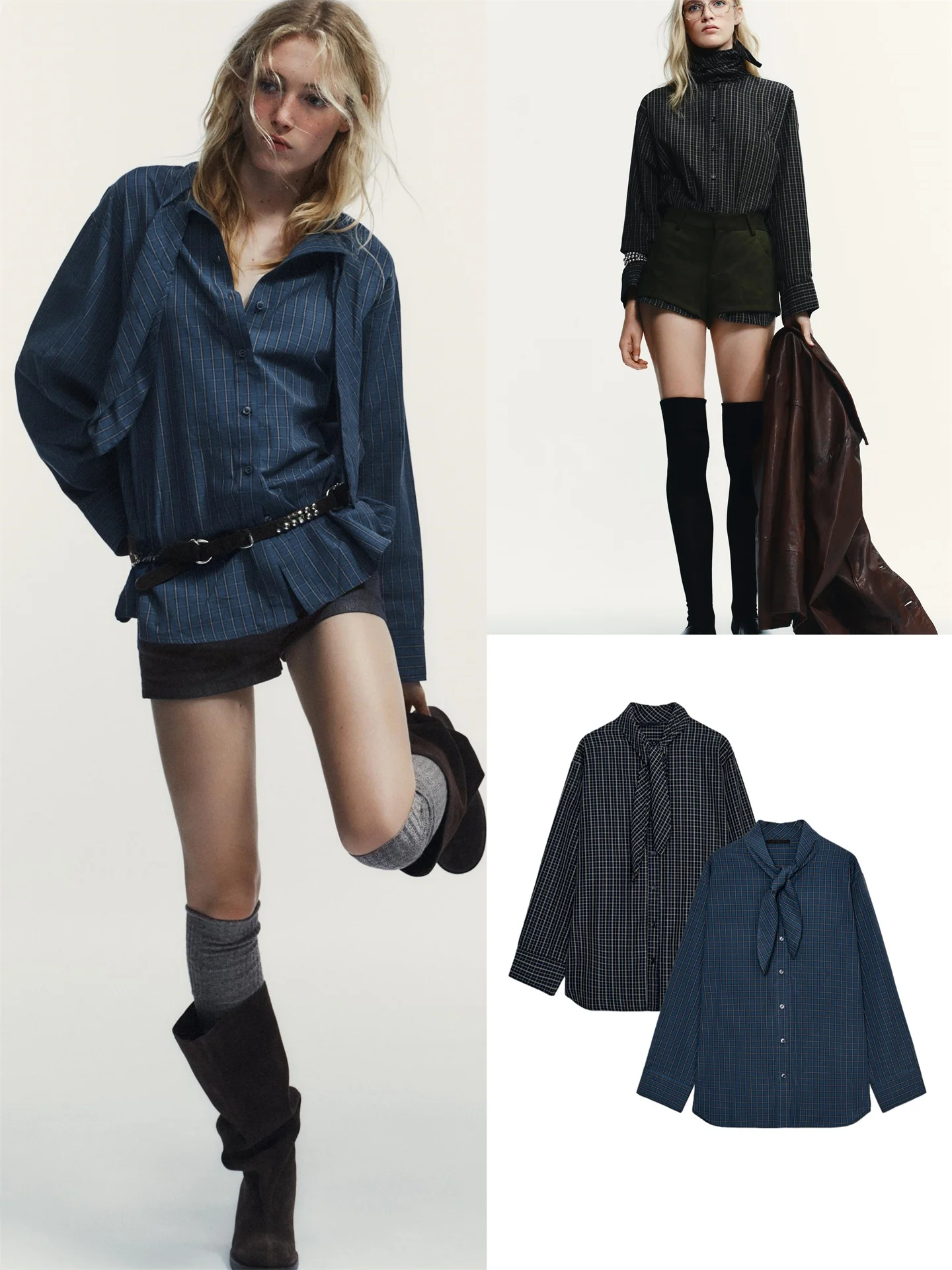 

Модная хлопковая рубашка в клетку для женщин, осенне-зимняя новинка, с одной пуговицей, длинным рукавом, повседневная, свободного кроя, в полоску