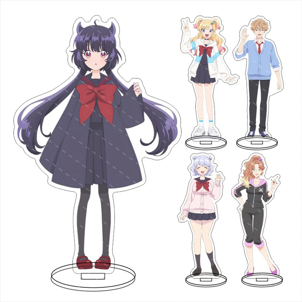 15cm Kaiju Girl Caramelise Acrylic Stand Model Plate Cute Kuroe Akaishi Arata Minami Acrylic Standee Decoration Accesorios Goods