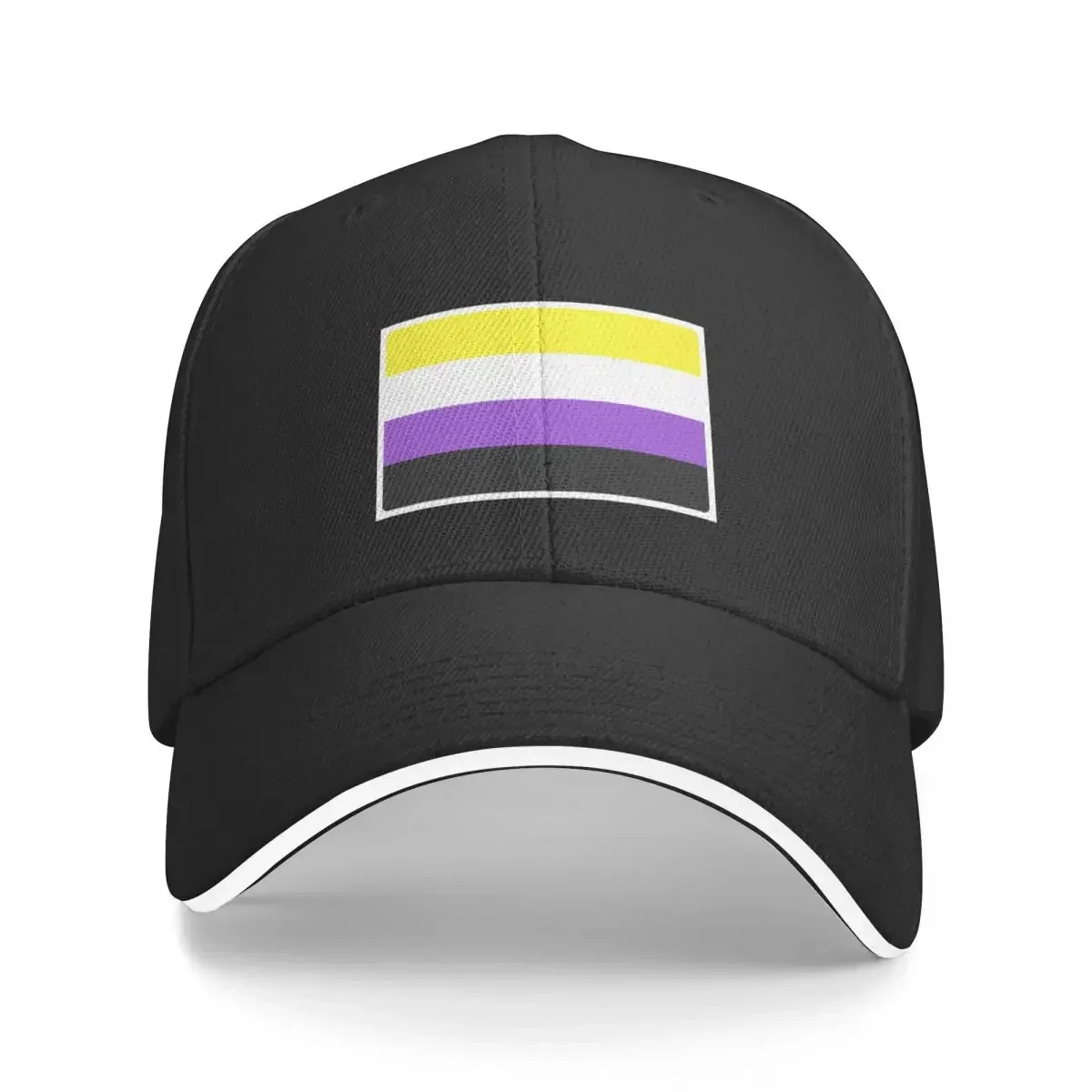 Non-Binary Flag Baseball Cap |-F-| summer hat Hat Beach Fishing cap Caps For Men Women's