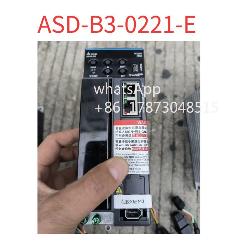 ASD-B3-0221-E servo driver 200W Second-hand test OK