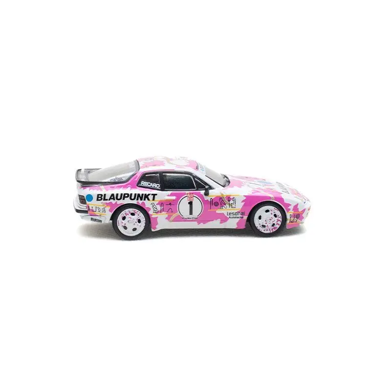 

Коллекционная модель автомобиля Sparky 1:64 Porsche 944 TURBO CUP Shell Pink из литого сплава, подарок