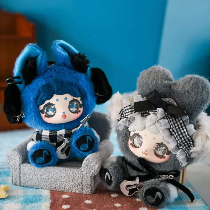 

INGS Pengpeng Black Sugar Band Blind Box Vinyl Plush Doll Keychain Bag Charm Anime Idol Collectible Gift For Fans And Collectors