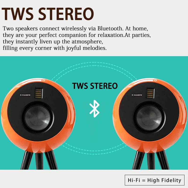260W High Power  Speaker Home Audio System Wireless BT Speaker  OEM Factory Wholesale Supports TWS Connectivity