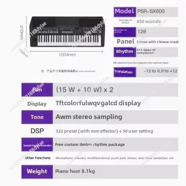 Electronic Keyboard Beginner 61 Keys  suitable for Sx600sx900sx700a5000 Premium Keyboard Package