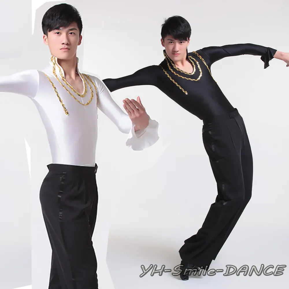 Men's Senior Latin Dance Stage Dancing Wear Performance Man Modern Dancing Show Jazz Dancer Clothing