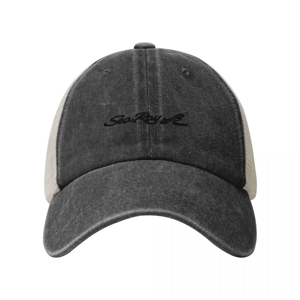 SeaRay Boats logo Cowboy Mesh Baseball Cap Military Cap Man Hat Luxury Brand For Women 2024 Men's