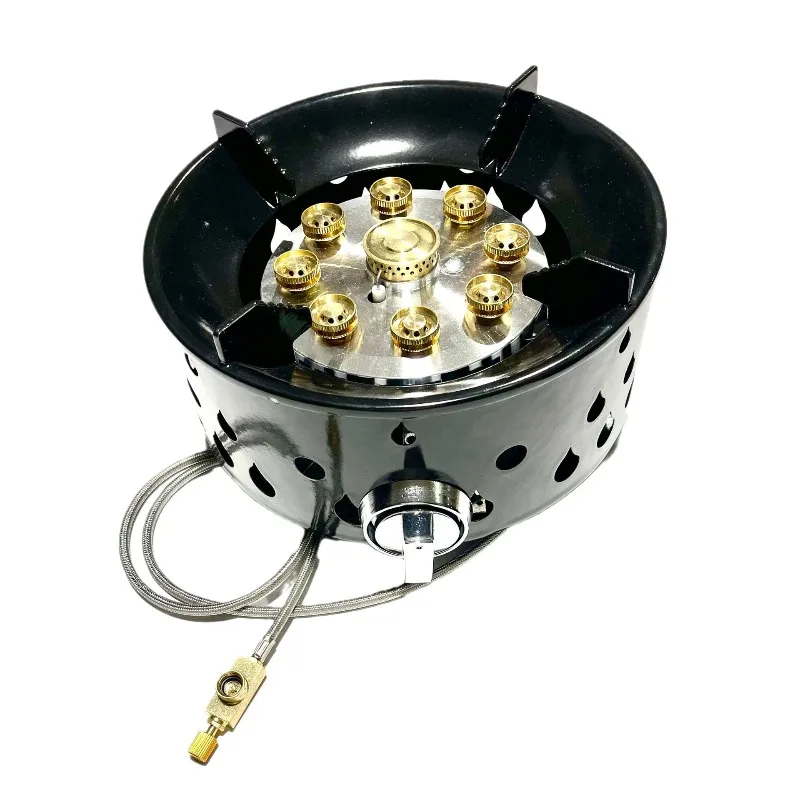 Portable Multi Head Windproof Butane Gas Stove Outdoor Camping Vehicle Travel Cooking Burner Spare Parts