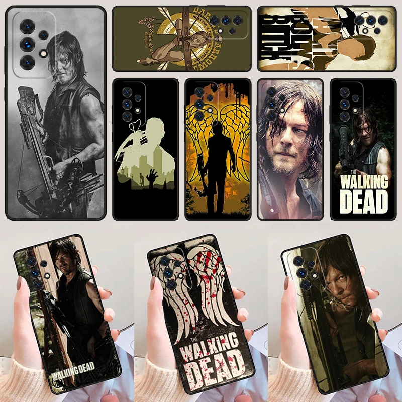 The Walking Dead Daryl Dixon For Samsung A52 A72 A73 A20e A21S A50 A70 A11 A12 A42 A31 A40 A51 A71 A32 A80 A91 Phone Case Cover