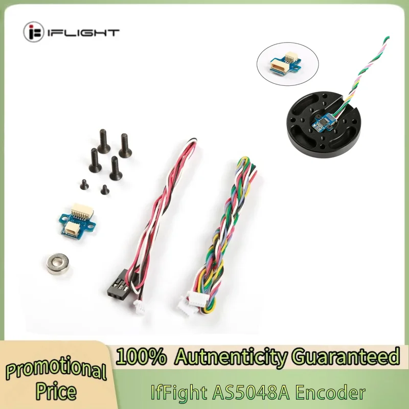 

IFlight AS5048A Magnetic Encoder with Aluminum Case for GBM5208 GBM6208 GBM6212 GBM8036 GBM8028 GBM8108 GBM110 / GM series motor
