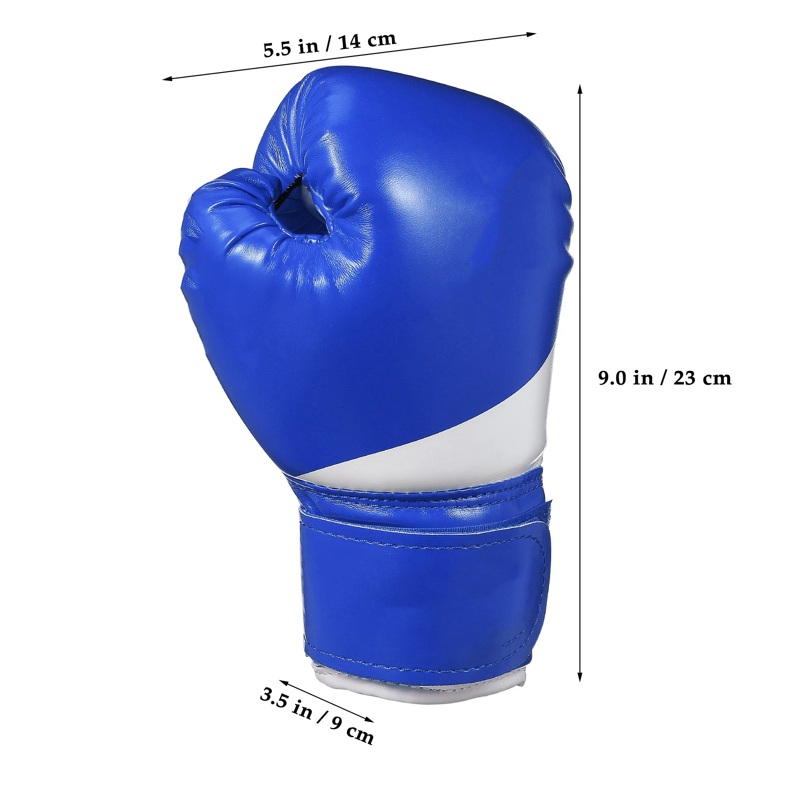 قفازات ملاكمة للأطفال للنساء معدات توأم للأطفال من أجل زي أزرق من البولي يوريثان