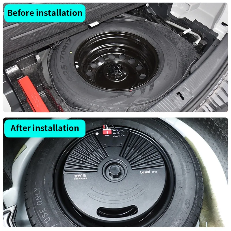 Picture 6: Car Audio Syatem Sub Woofers Competition Underseat Professional Built-in Power Amplifier Active Spare Tire Subwoofer Speaker