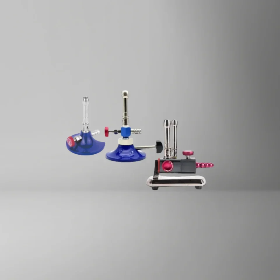 Dental Gas Light Bunsen Burner - 3 Styles with Single/Double Tube & Tiltable 360, Dentistry Lab Equipment & Accessories