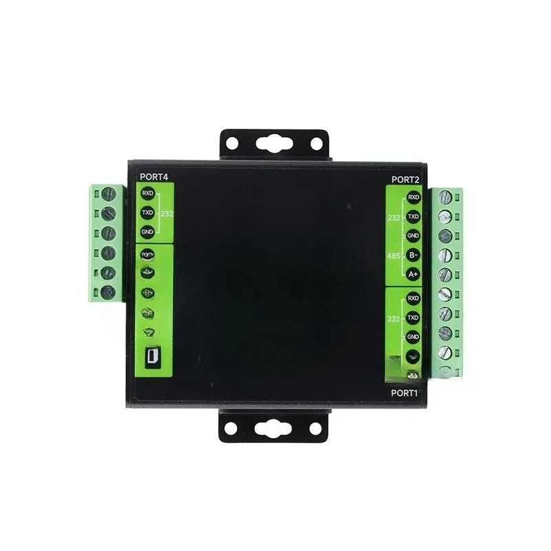 Industrial-Grade Isolated USB to RS232/485 Converter Original Ft4232hl Wall-Mounted/Rail Installation