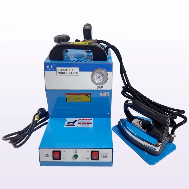 Ferro da stiro elettrico a vapore a pressione industriale Ferro da stiro a doppio scopo Ferro da stiro per caldaia a vapore con riscaldamento elettrico 220V