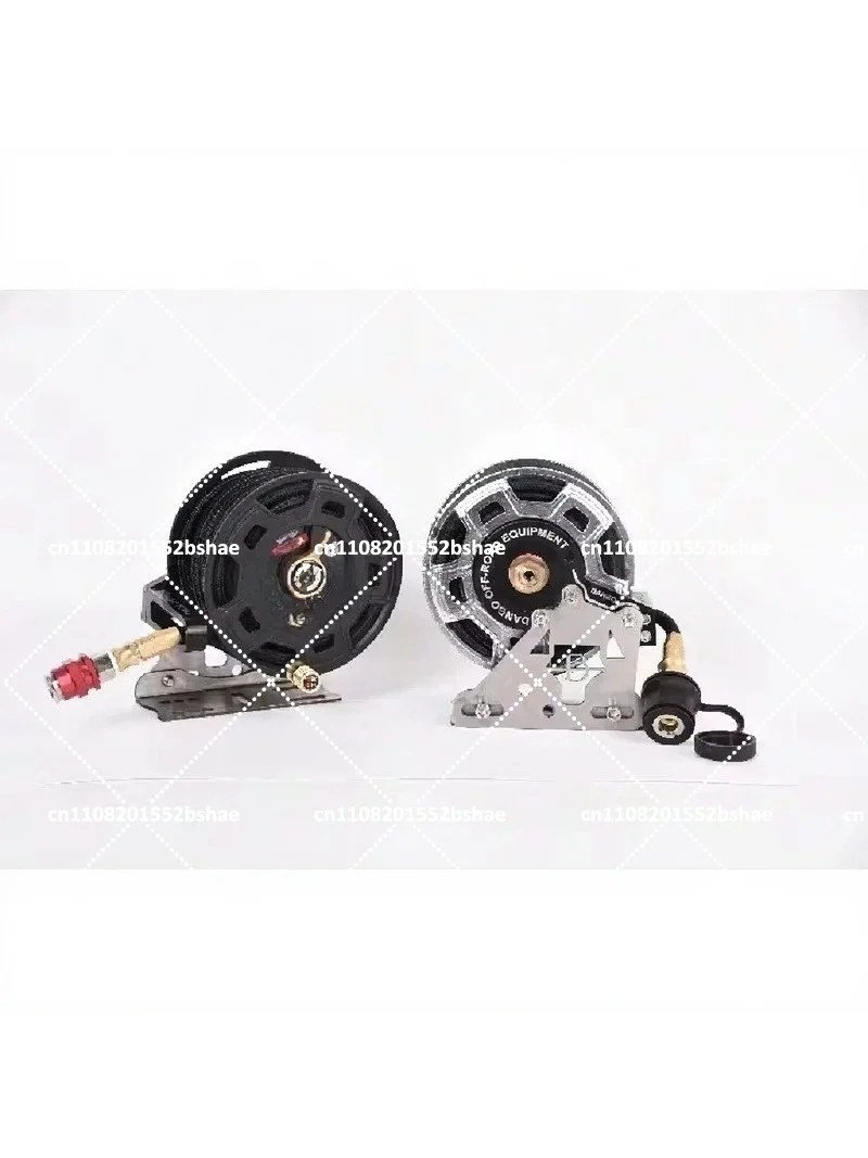 Compact Reel System for Hose Storage, Space-Saving Garden Water Hose Reel