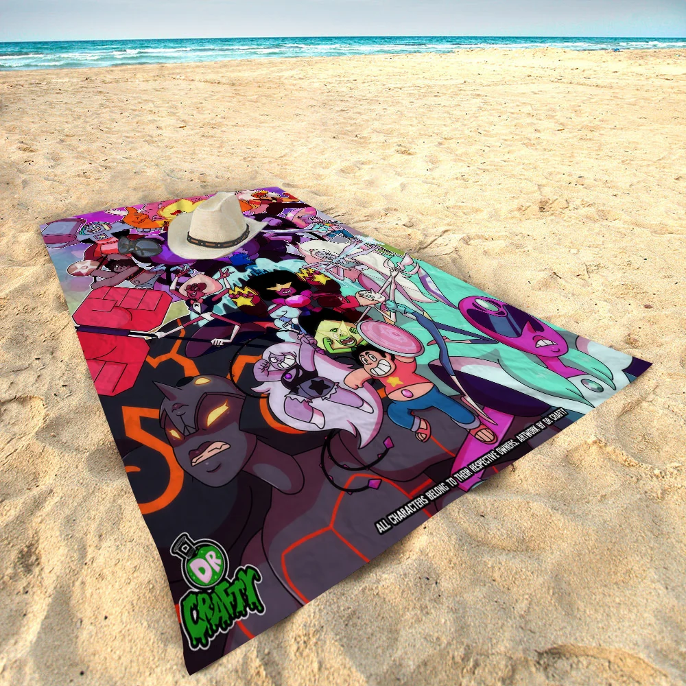 ستيفن الكون الكرتون منشفة الشاطئ لطيف Kawaii غرفة ديكور حمام الفتيات الأطفال مناشف اليد للحمام دش #5