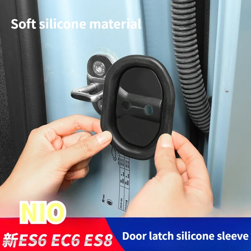 

Для NIO ES6 крышка дверного замка модифицированная EC6EC7ES8ET5T защитный дверной замок автомобиля антикоррозийные декоративные аксессуары