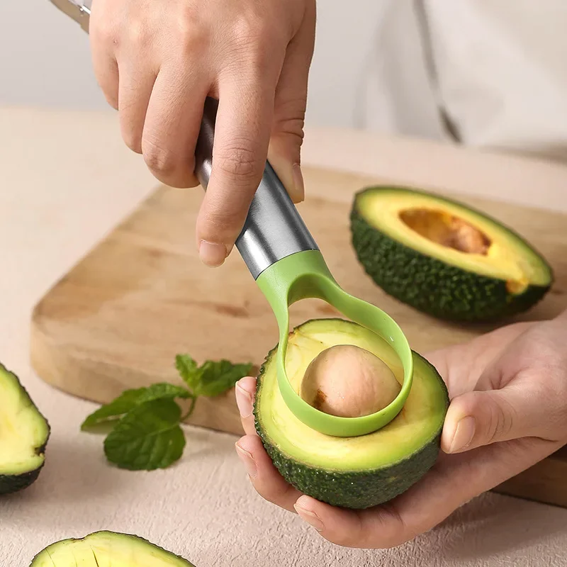 Tools Kitchen Acceesories Fruit Camping Items Home Paring Kitchens Accessories Knife Slicer 2 in 1 Avocado Stainless Steel Bar