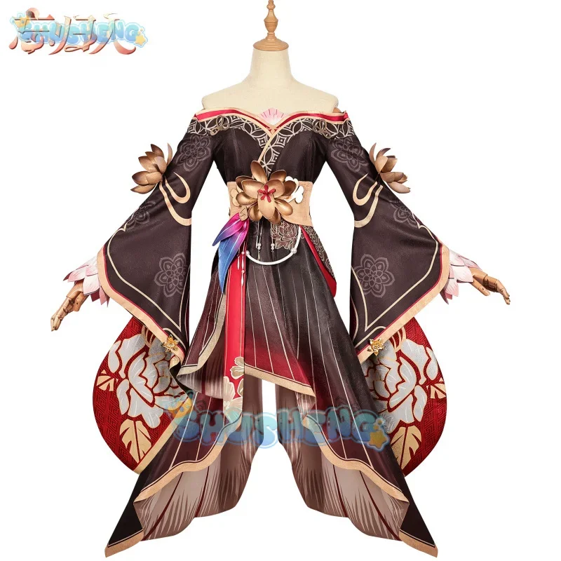 

FC6Shusheng henkai star rail fugue cosplay dress ingyun sky-furing Commission Xianzhou Luofu Halloween party for women@FC8！