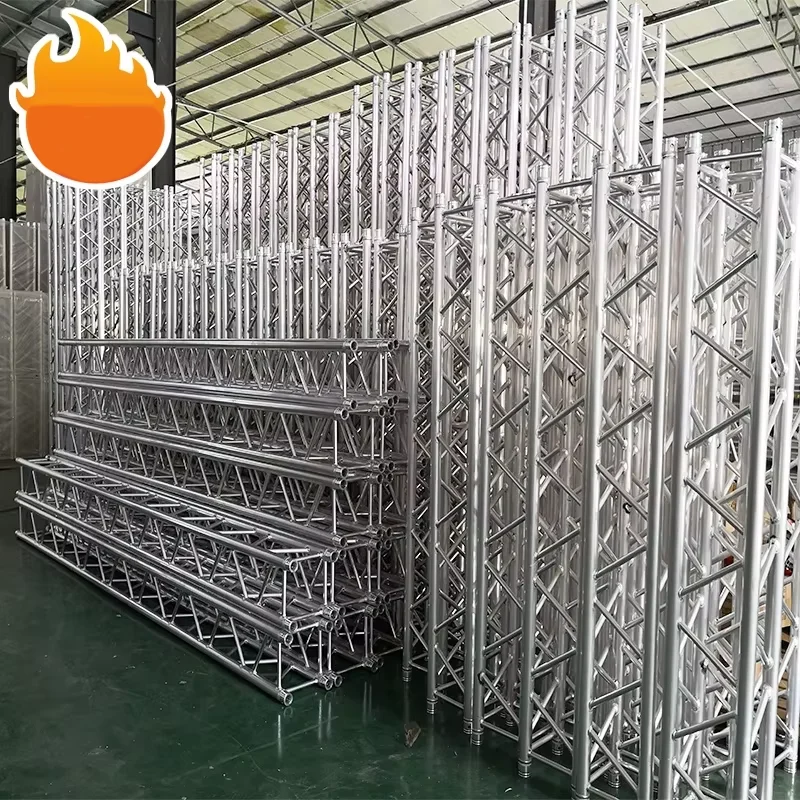Quality DJ Truss Aluminum Display Structure  Events Aluminum Frame Spigot Bolt Truss Stage Truss System
