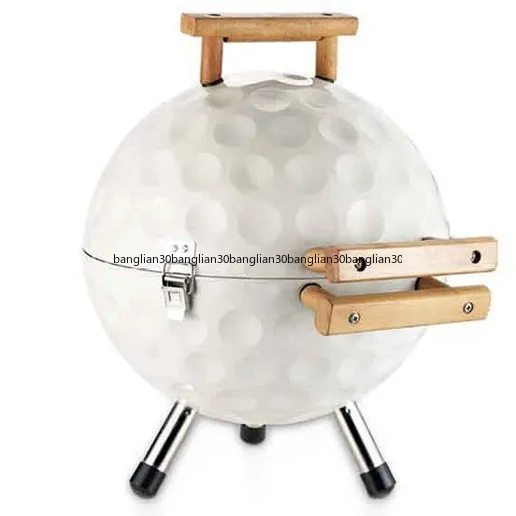 Barbecue  Charcoal Hanging Garden Camping Field Skewers Grill Round Apple Grill
