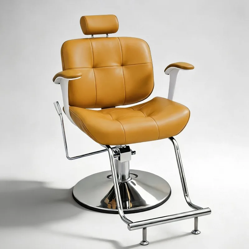 Equipment Manicure Barber Chair Cosmetic Reclining Makeup Waiting Barber Chair Facial Luxury Silla De Barbero Salon Furniture