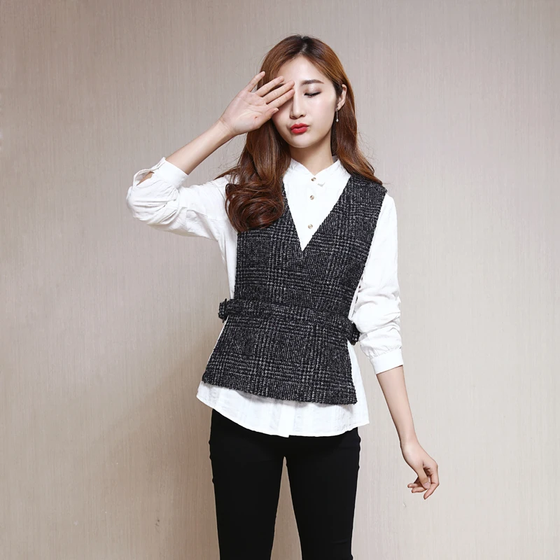 Women's Wool Vests Female Outerwear Lady Overcoat Winter Jackets Spring Hot Sale 70% Woolen Vests